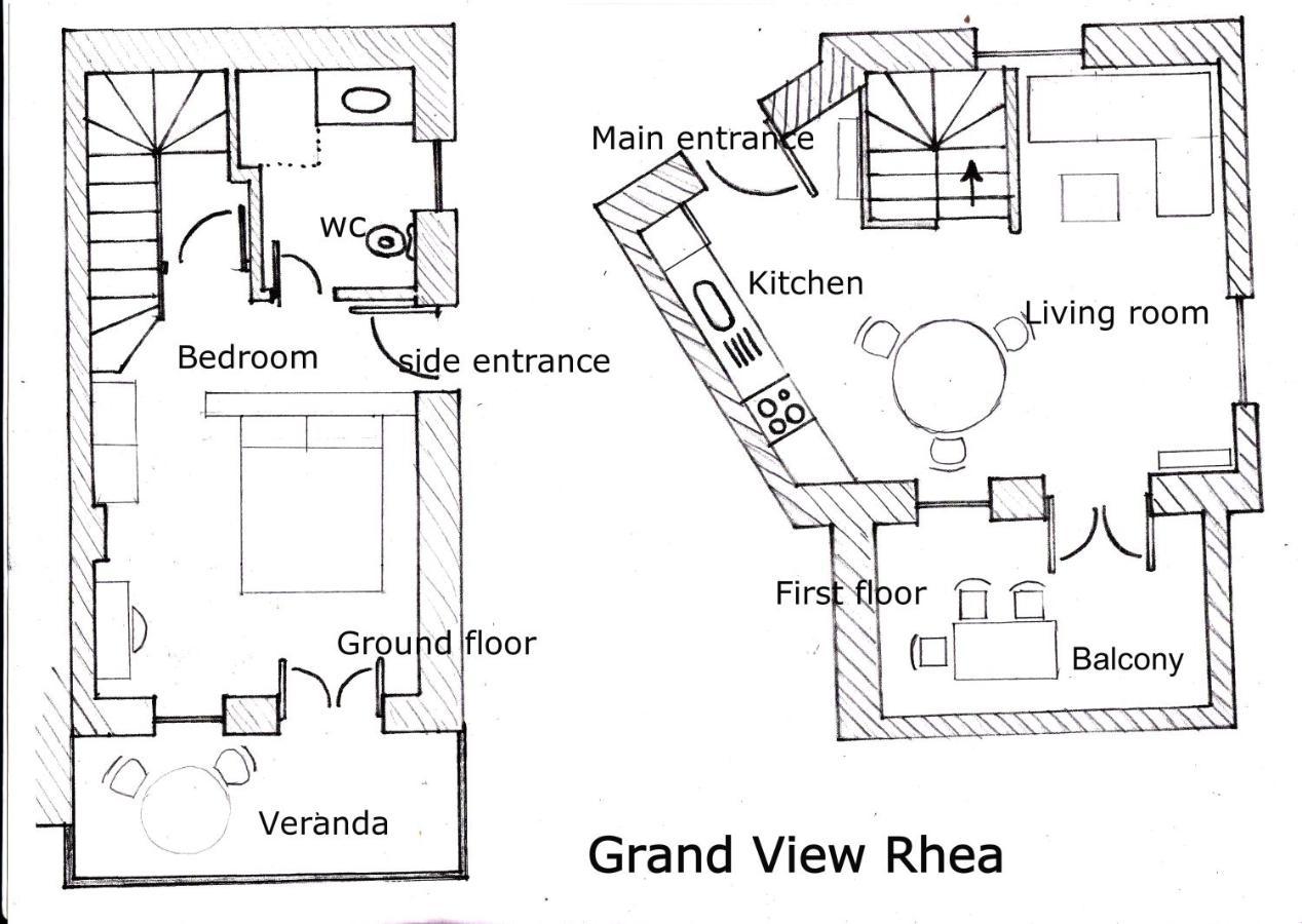 Grand View Rhea Villa Mithimna Dış mekan fotoğraf